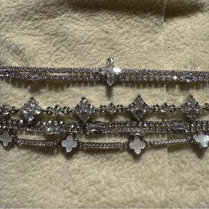 Silver and Gold Bracelets